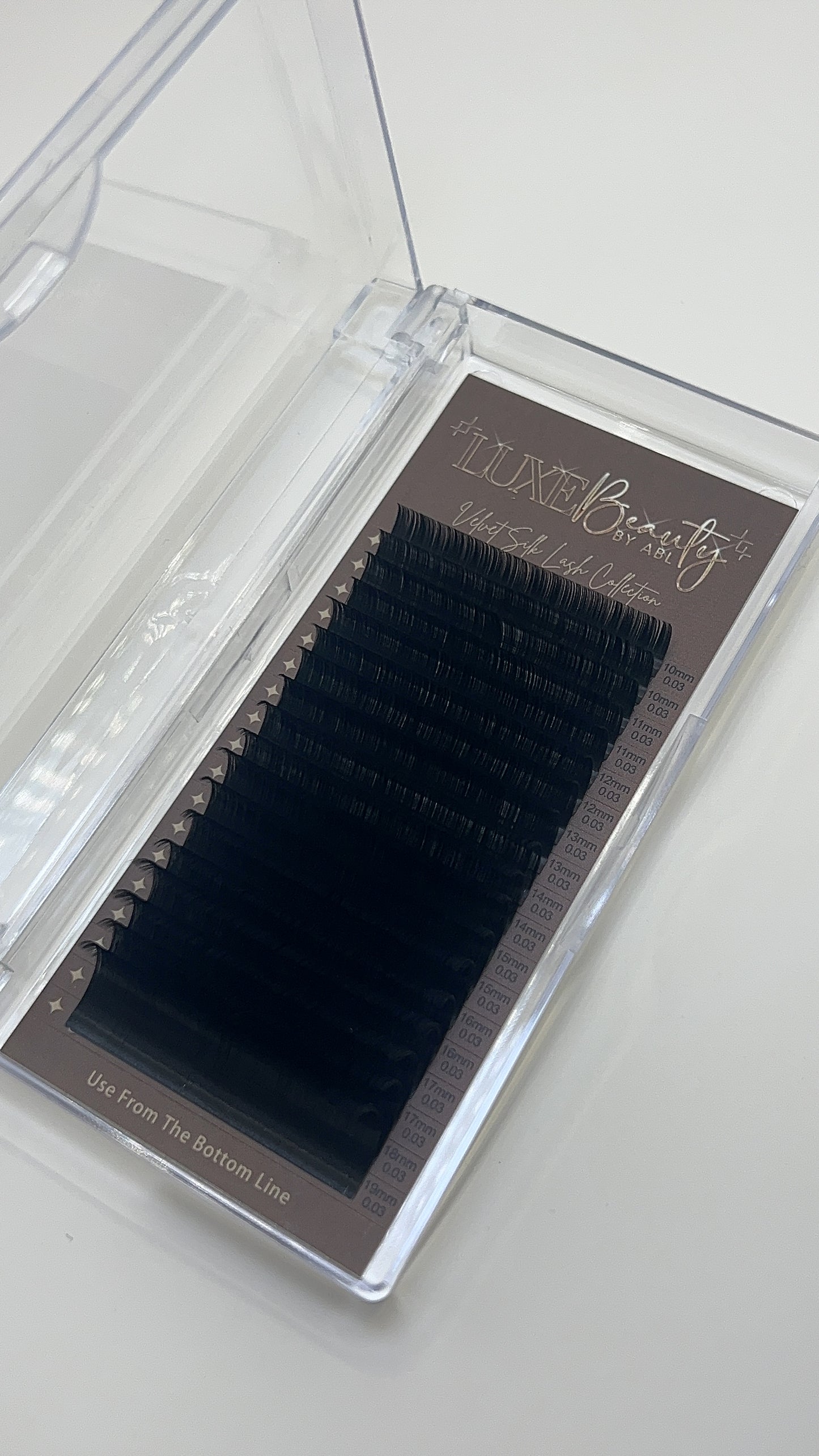 Velvet Silk .03 CC curl Lash Trays